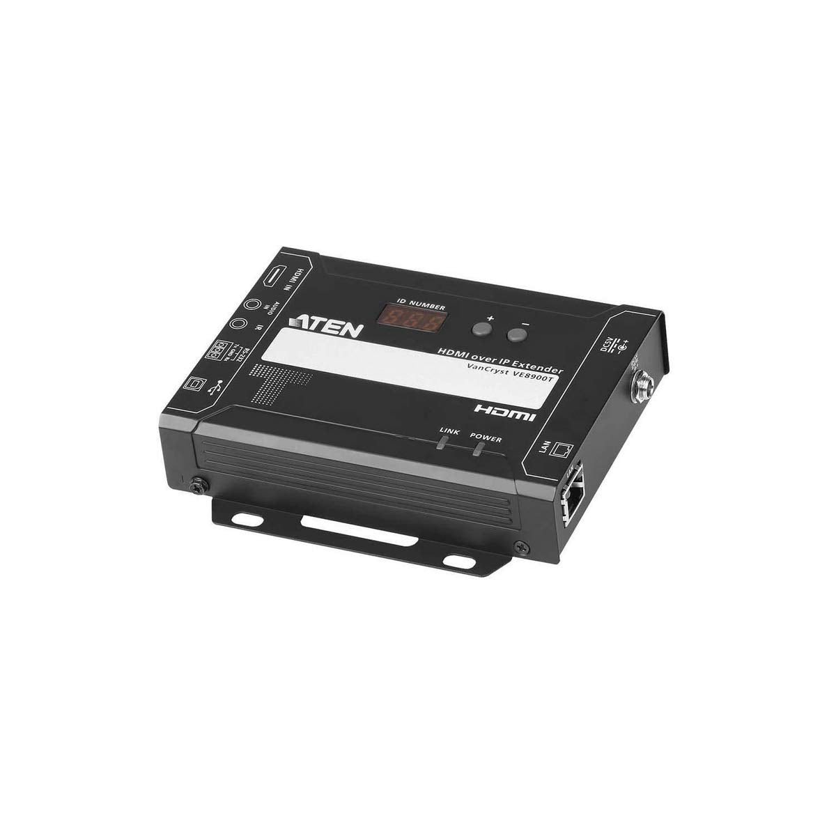 ATEN VE8900T-AT-G extension audio/video Émetteur AV Noir