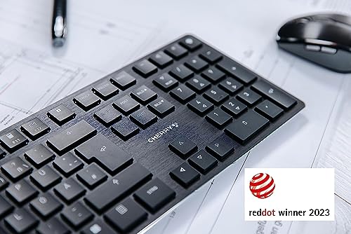 CHERRY Clavier KW X ULP ultra-plat filaire ou sans fil