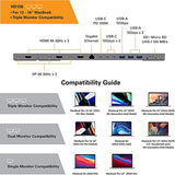 TARGUS HyperDrive Triple-4K Docking - For Intel & M1/M2 Pro/Max MB Pro