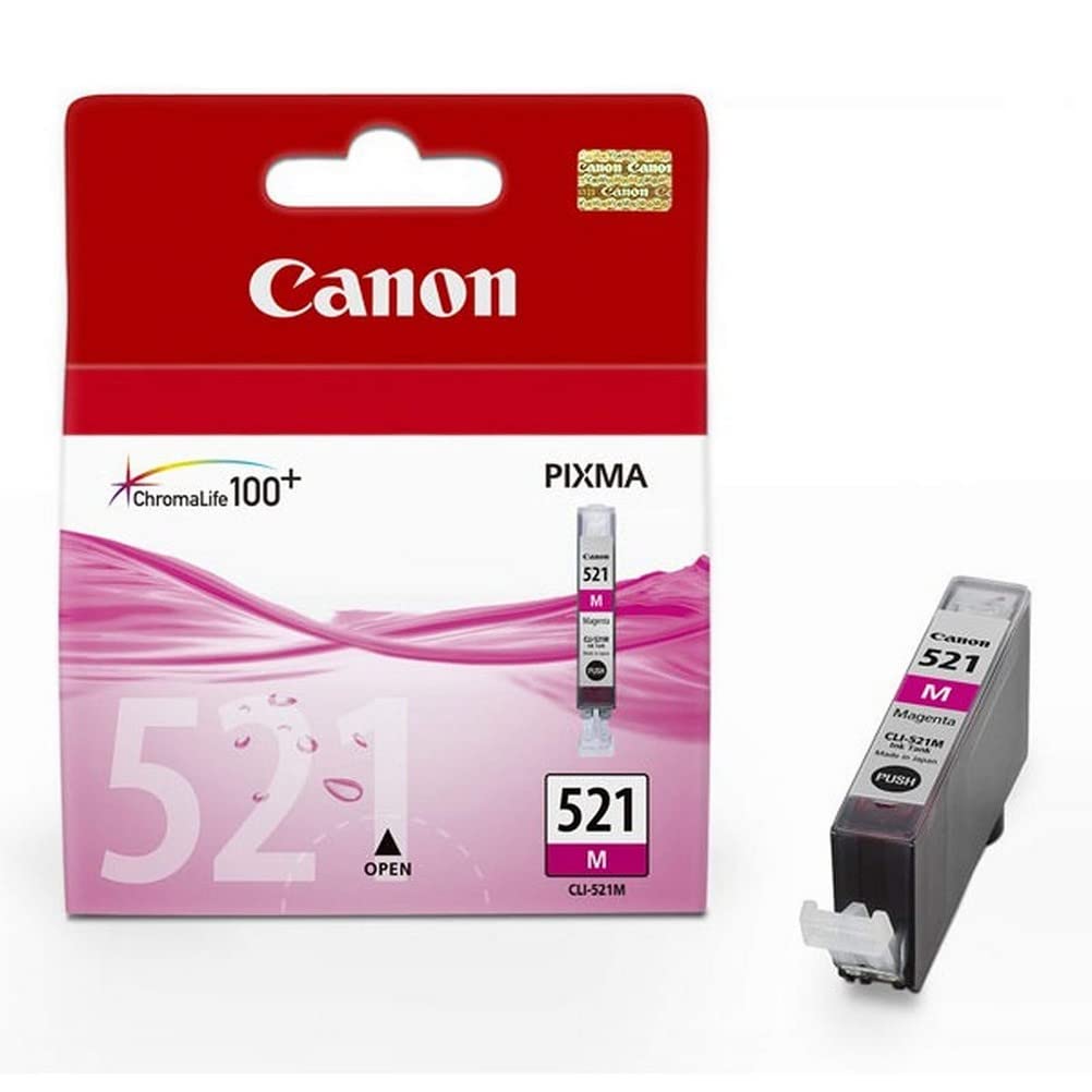 CANON CLI-521M cartouche dencre magenta capacite standard 9ml 480 pages pack de 1