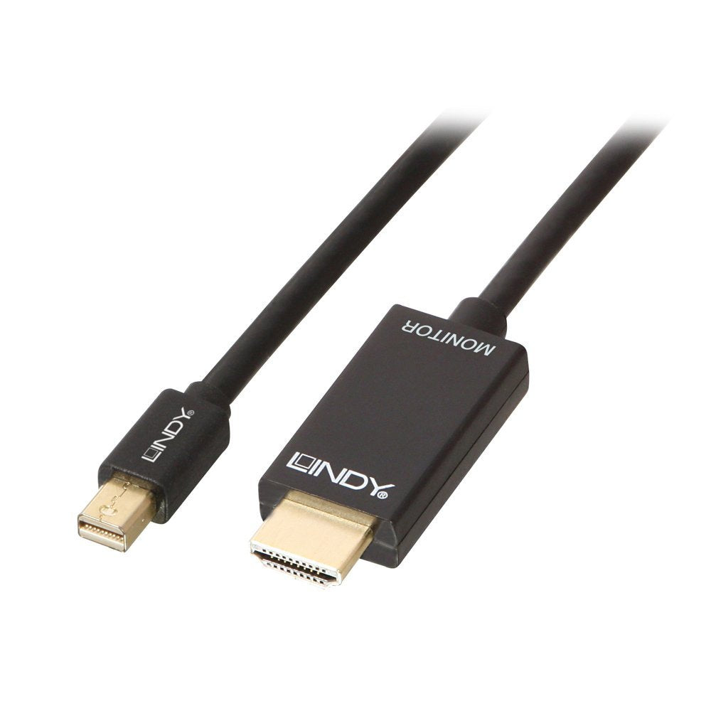 LINDY Câble Mini DisplayPort vers HDMI 4K30 DP:passif 3m
