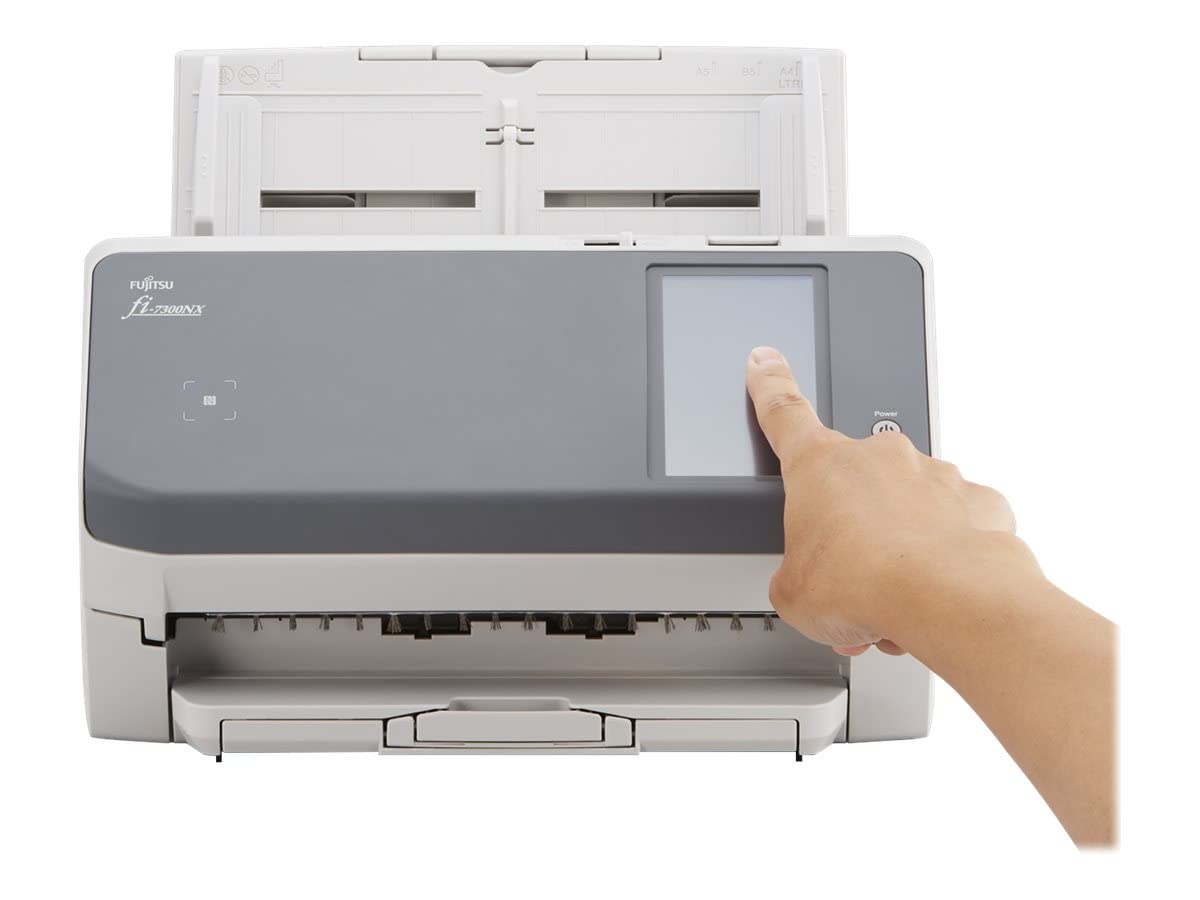 RICOH fi-7300NX Scanner A4 USB 3.0 LAN 60ppm 80 Sheet ADF PaperStream NX Manager TWAIN ISIS ScanSnap Manager