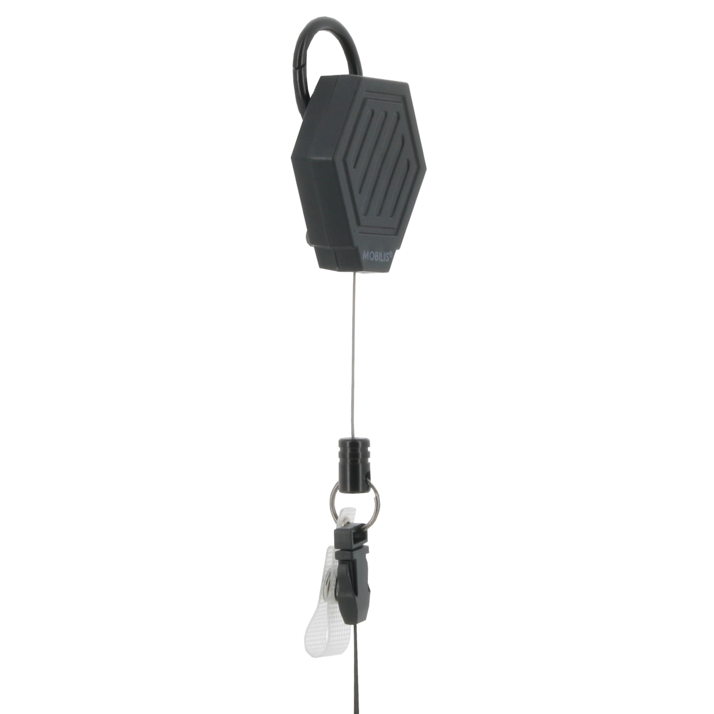 MOBILIS Dérouleur rétractable automatique pour smartphone/HHD 001392 80 cm