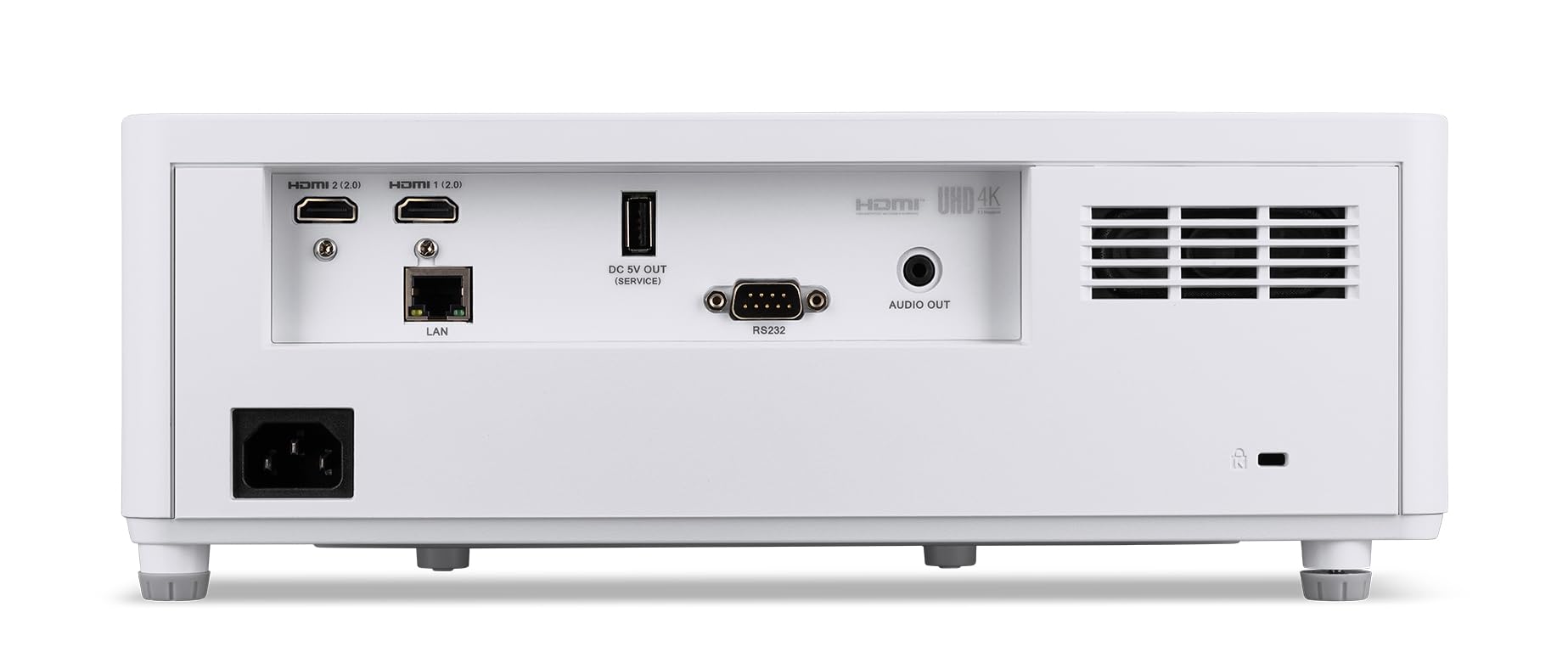 ACER PL6820 Vidéoprojecteur Laser 4K UHD 5500lm 3000000:1 Zoom 1.7X RJ45