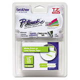 BROTHER P-TOUCH TZE-222 rouge sur blanc 9mm
