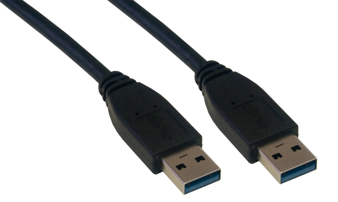 MCL Cordon USB 3.0 type A male / male - 2m Noir(P)
