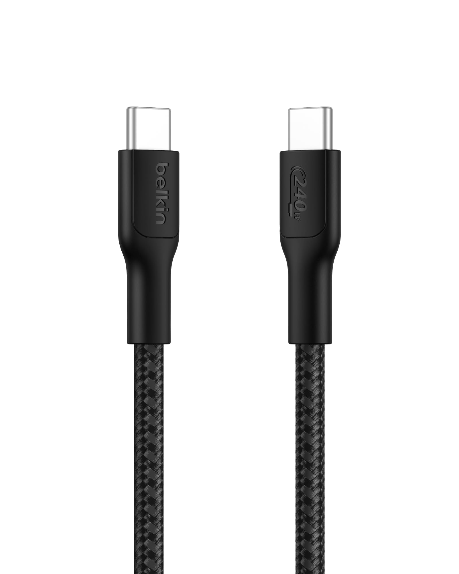 BELKIN USB-C TO USB-C 240W 2.0 BRAIDED PCR 1M BLACK
