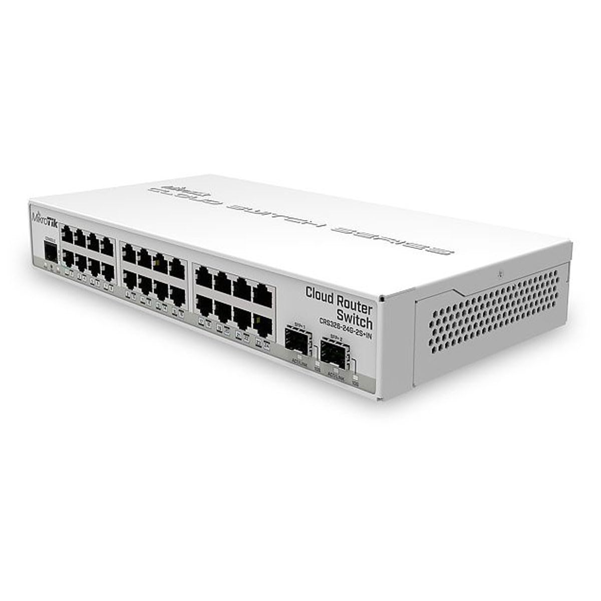 MikroTik CRS326-24G-2S+IN Commutateur réseau géré, 24x Ethernet Gigabit, 2x SFP+, PoE