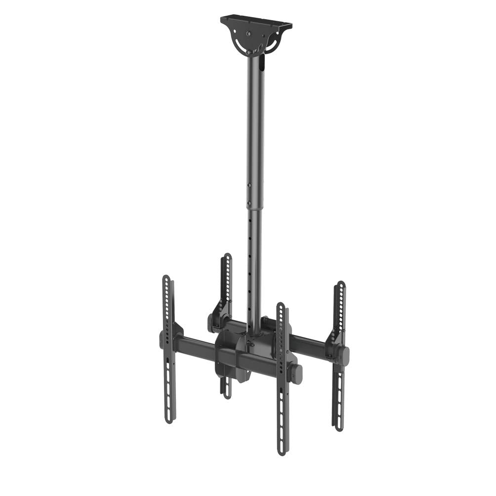 NEOMOUNTS NM-C440DBLACK Support de plafond pour double écran 32-60p - h 56-91 cm