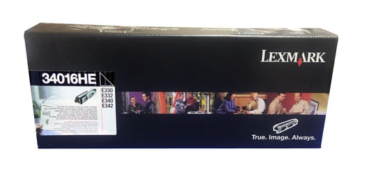 Toner LEXMARK 34016HE E33X, E340, E342n - Noir