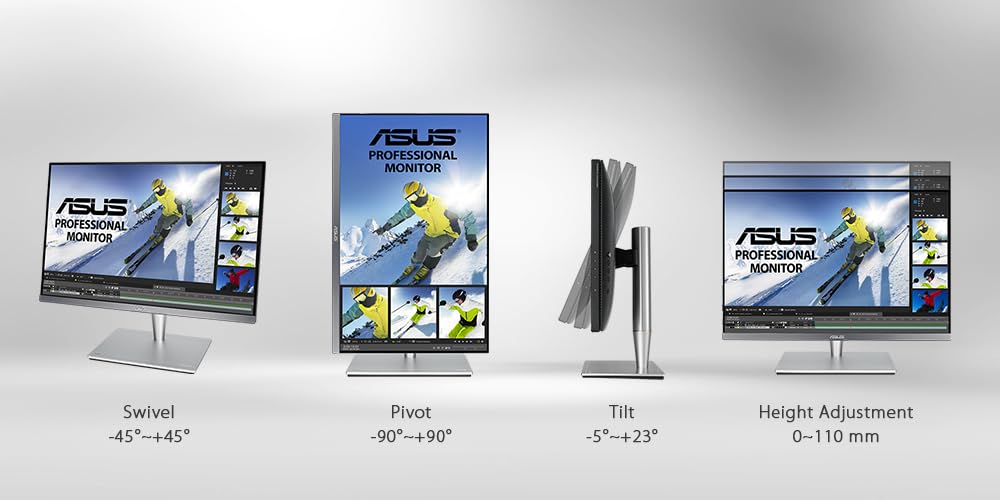 ASUS PA24AC 24.1pcs Moniteur graphisme ProArt WLED IPS 16:10 5ms 60Hz 1920x1200 HDR400 Jusquà 400cd m2 Audio2x2W HDMI DP G.3ans