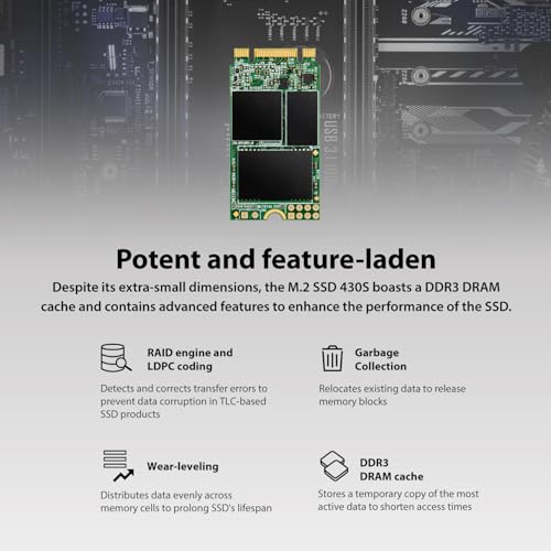 TRANSCEND 256Go M.2 2242 SSD SATA3 B+M Key TLC