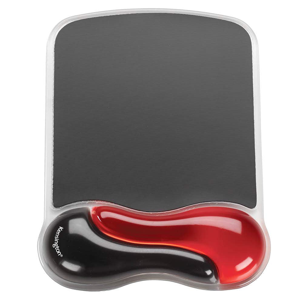 Crystal Gel Mouse Pad/Wave red+black