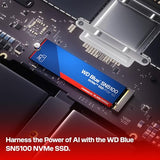 WD Disque SSD Blue SN5100 NVMe 500Go POWERED BY SANDISK