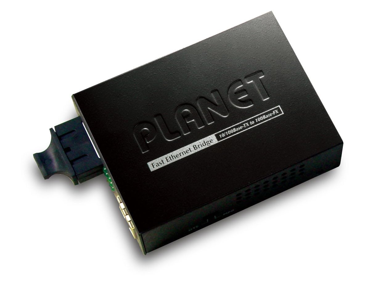 PLANET FT-802 convertisseur de support réseau 100 Mbit/s 1310 nm Multimode, Monomode Noir