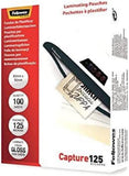 FELLOWES LAMINAT POUCH 65X95MM 125MIC 100PK
