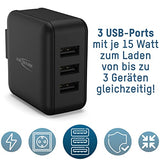 CHARGEUR SECTEUR 3 PORTS USB MULTI-PAYS