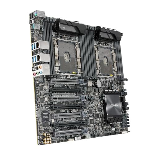 ASUS WS C621E SAGE LGA 3647 microATX business motherboard with Intel vPro support and enhanced security