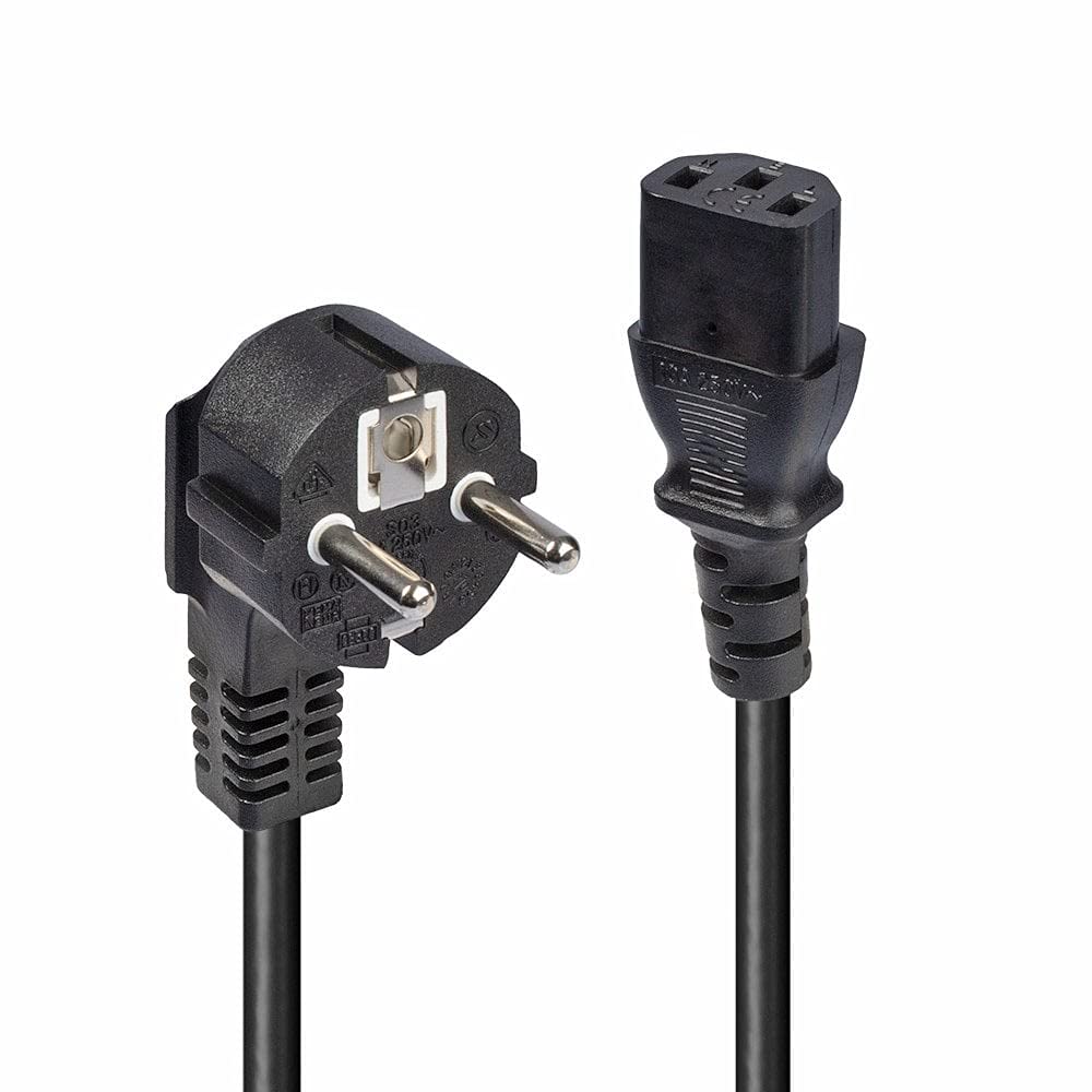 LINDY 3m IEC-Power Cable Schuko to C13