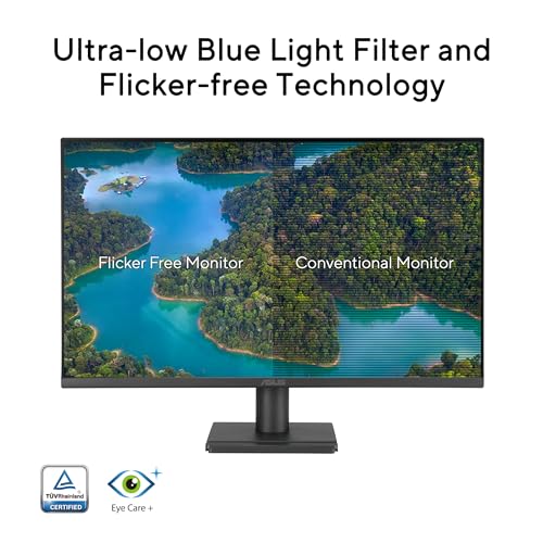 ASUS VA279HG 27p IPS WLED FHD 16:9 120Hz 300cd/m2 1ms HDMI D-Sub Black
