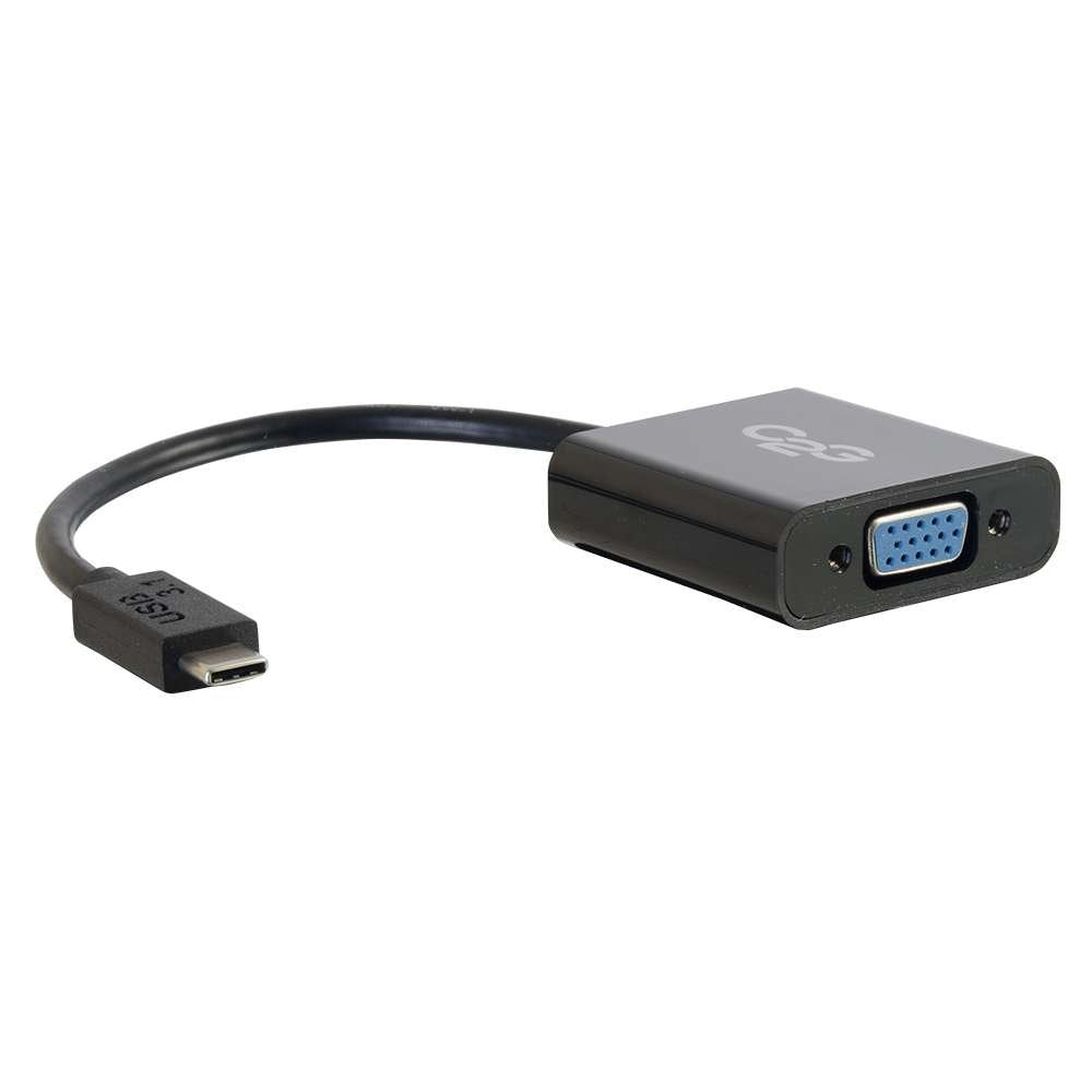 Cbl/Usb C To VGA Video Adptr Black