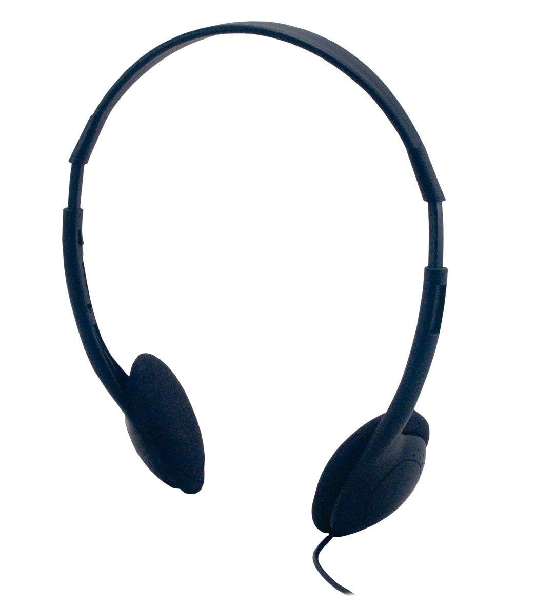 MCL Casque stéréo avec contrôle du volume - Noir