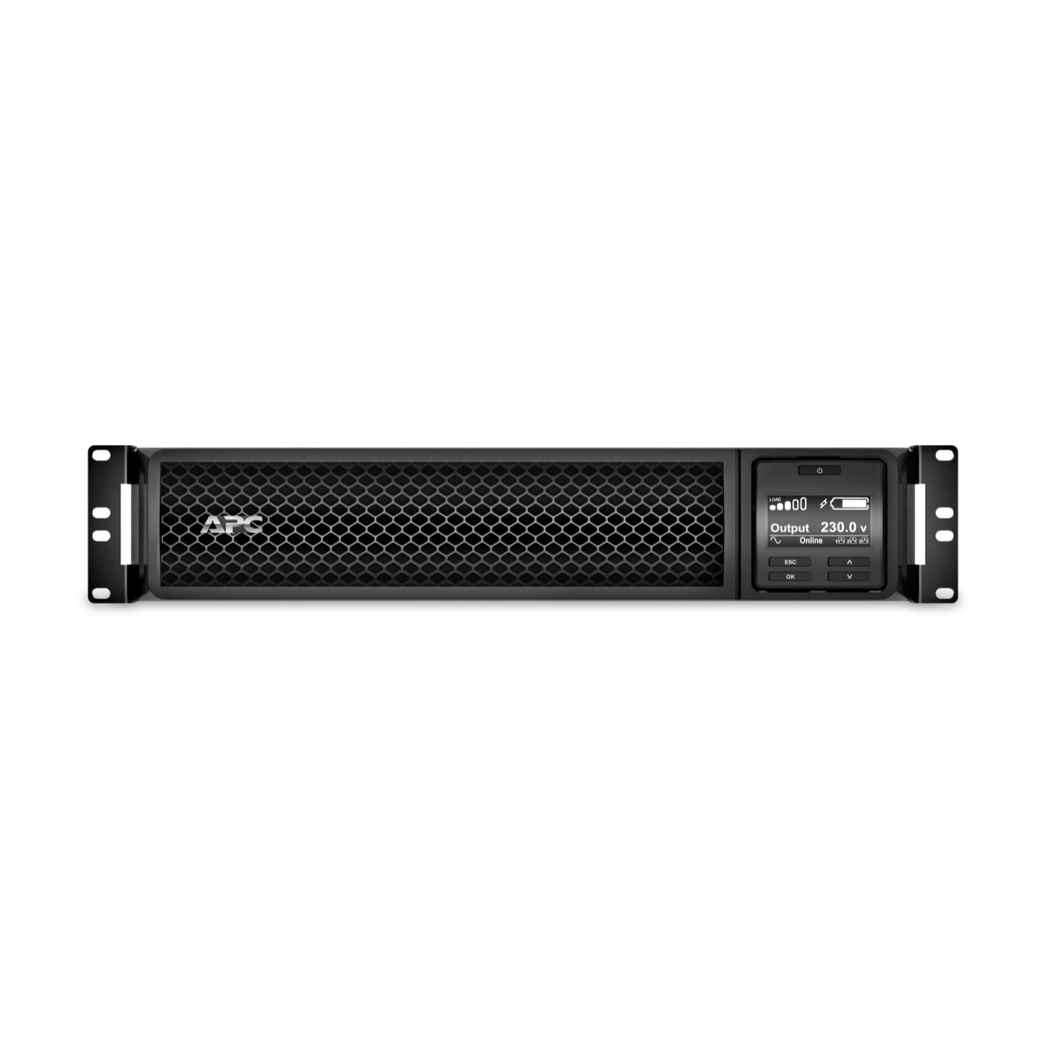 APC Smart-UPS SRT 1000VA RM UPS rack-mountable AC 230V 1000Watt 1000VA RS-232 USB output connectors 6 PFC 2U Black