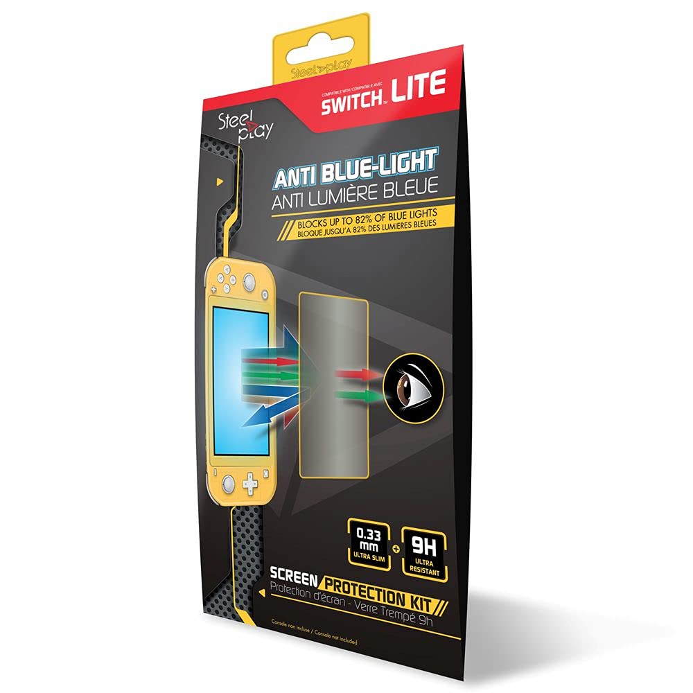 LEXIP X STEELPLAY Verre Protection Ecran 9H Anti Lumiere Bleue SWITCH LITE