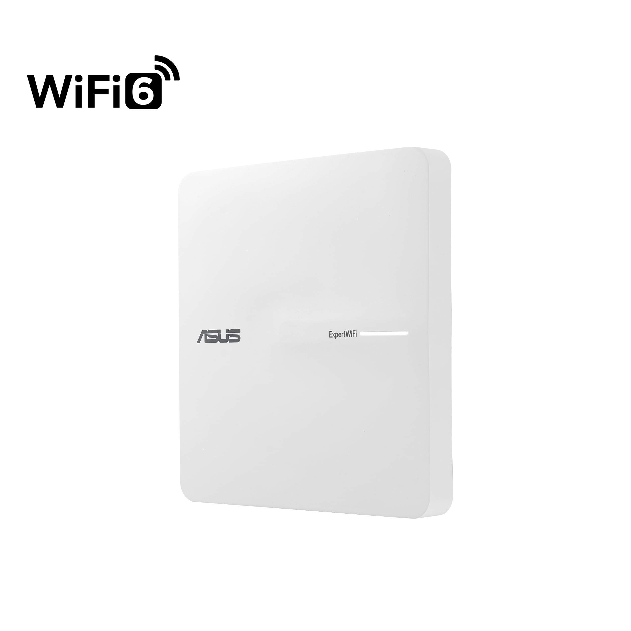 ASUS ExpertWiFi EBA63 AX3000 Point daccès WiFi 6 Bi-bande - PoE supporte jusquà 5 SSID et VLAN réseau auto-défini compatible Aimesh