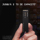 WD Black SSD SN770 NVMe 500Go PCIe Gen4 16GT/s M.2 2280