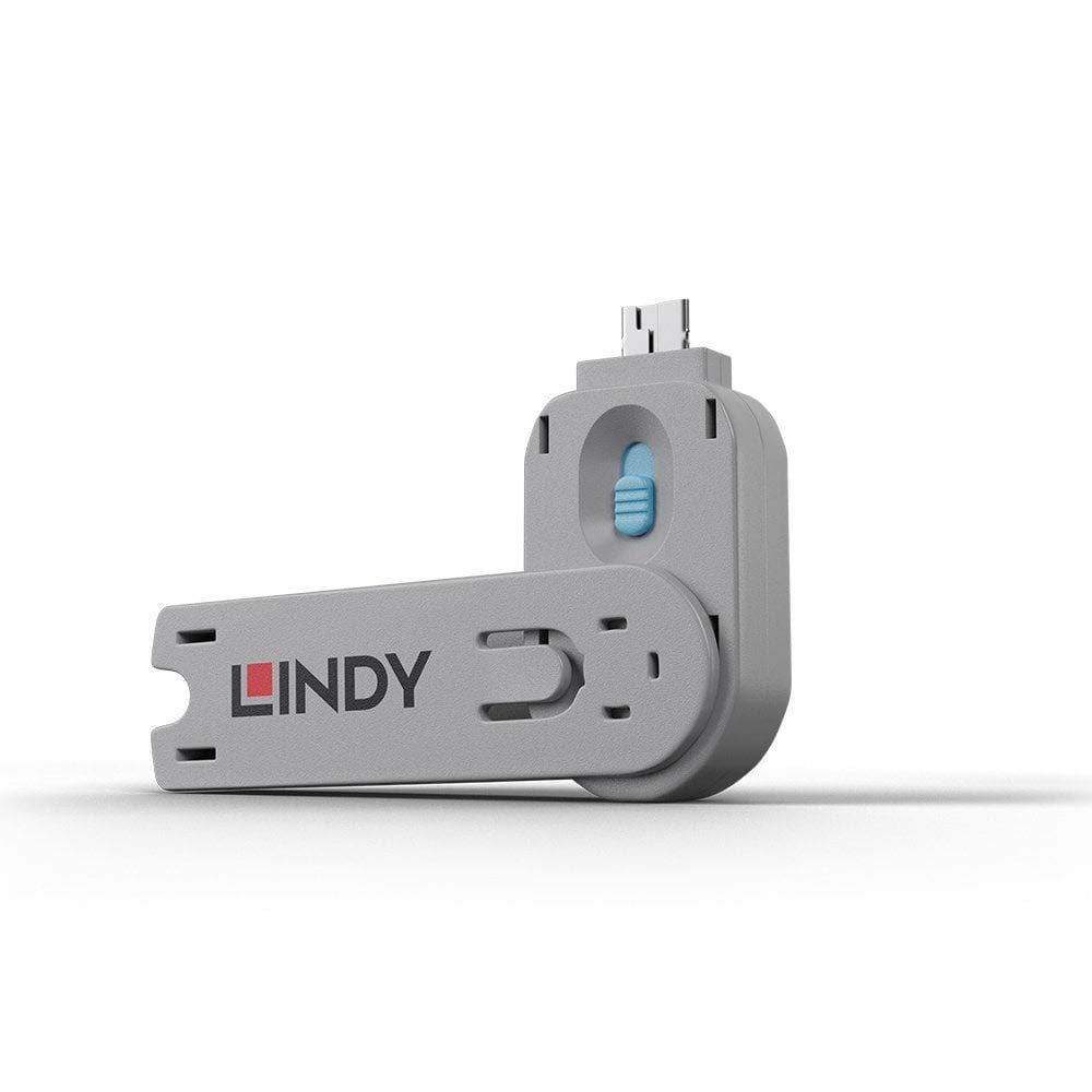 LINDY Clé pour bloqueur de port USB type A bleu