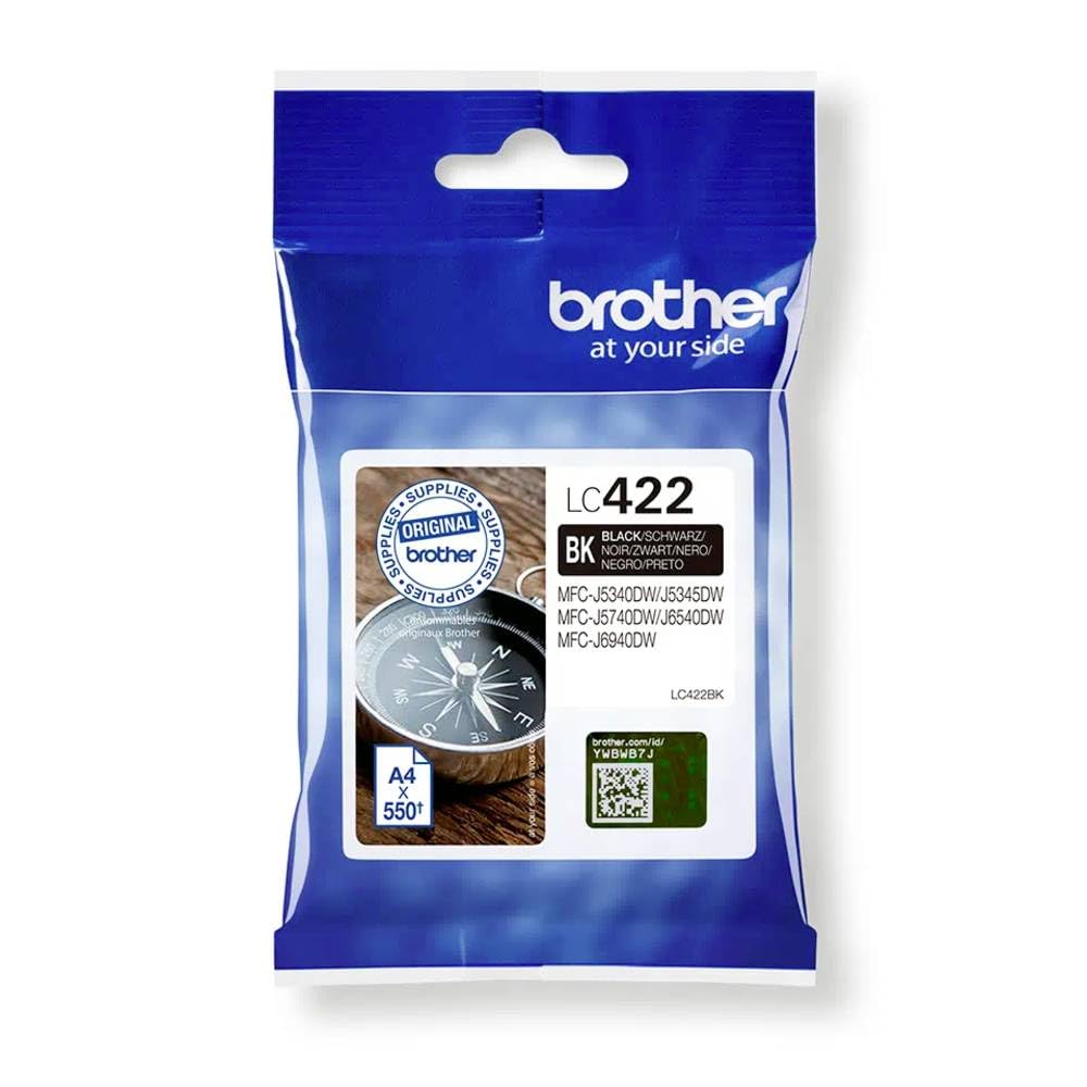 BROTHER LC422BK Ink Cartridge For BH19M/B Compatible with MFC-J5340DW MFC-J5740DW MFC-J6540DW MFC-J6940DW 550 pages