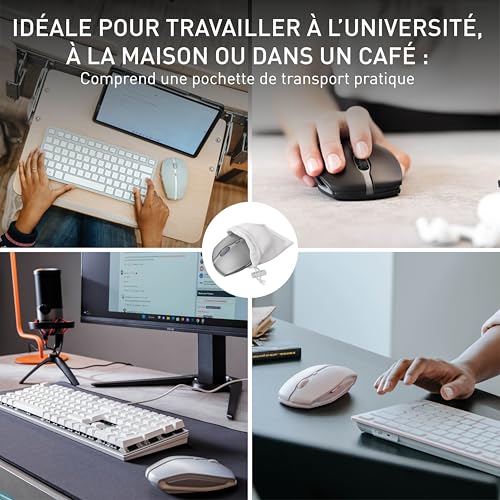 CHERRY Souris Gentix BT Bluetooth Frosted Silver
