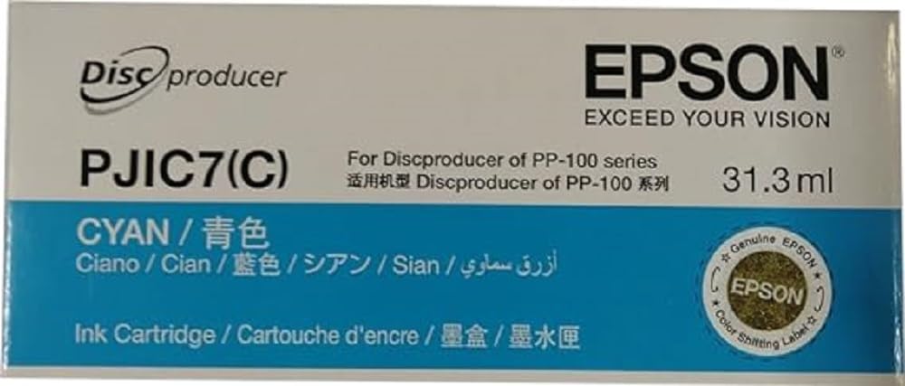 EPSON 1LB Discproducer Ink Cartridge PJIC7 Cyan