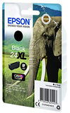 EPSON 5LB 24XL ink cartridge black high capacity 10ml 500 pages 1-pack RF-AM blister w/s