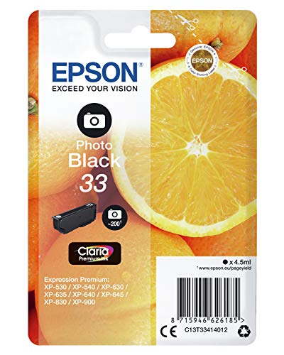 Cartouche EPSON C13T33414012 - Noir