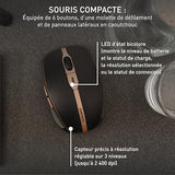 CHERRY Pack clavier & souris DW 9100 sans fil noir/bronze,