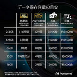 TRANSCEND 64Go SDXC Class3 UHS-II Card Appareil photo et caméscope DSLR