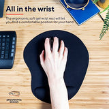 TRUST Tapis de souris ergonomique BIGFOOT XL - noir