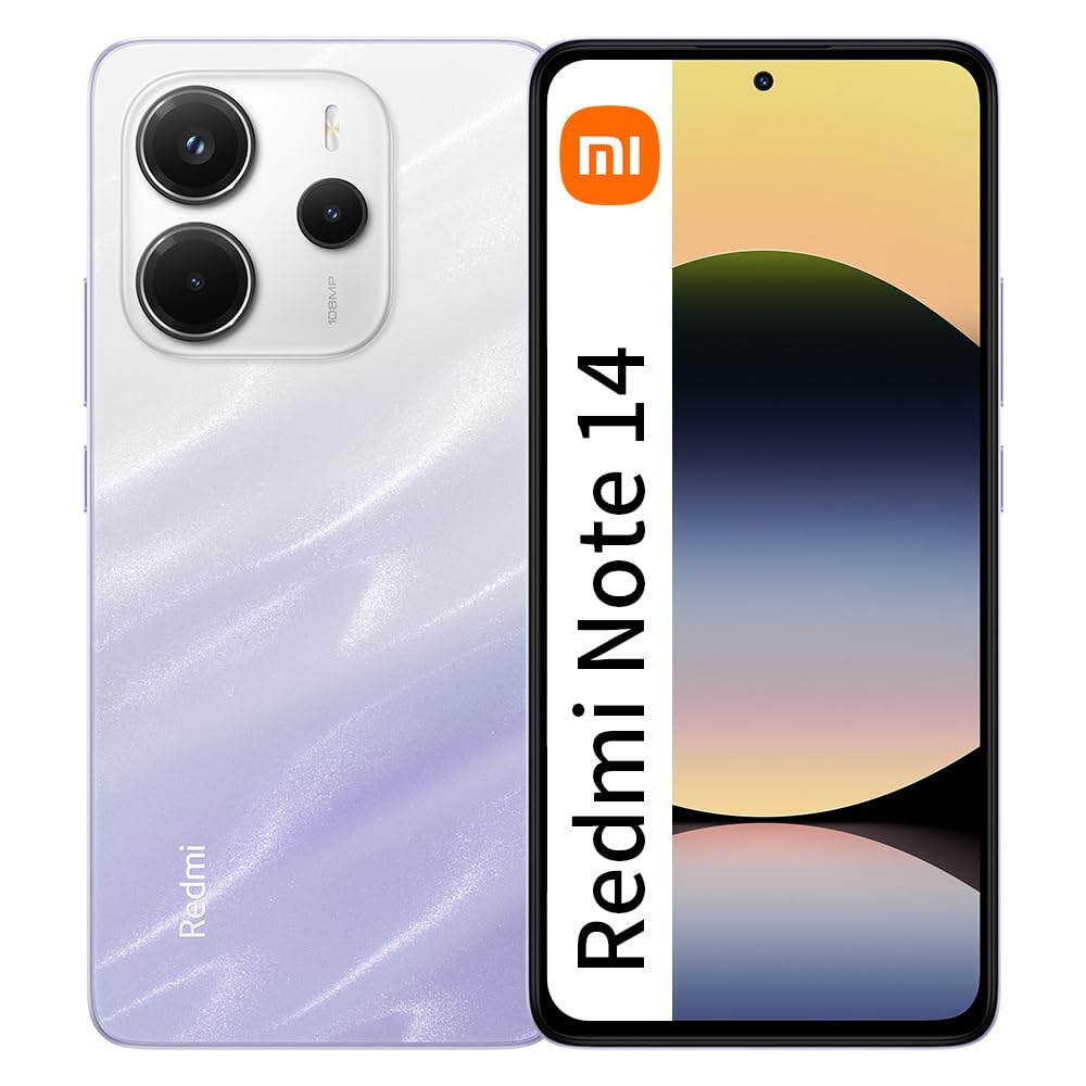 Xiaomi Redmi Note 14 4G (Double Sim - 6.67" - NFC - 256 Go, 8 Go RAM) Violet
