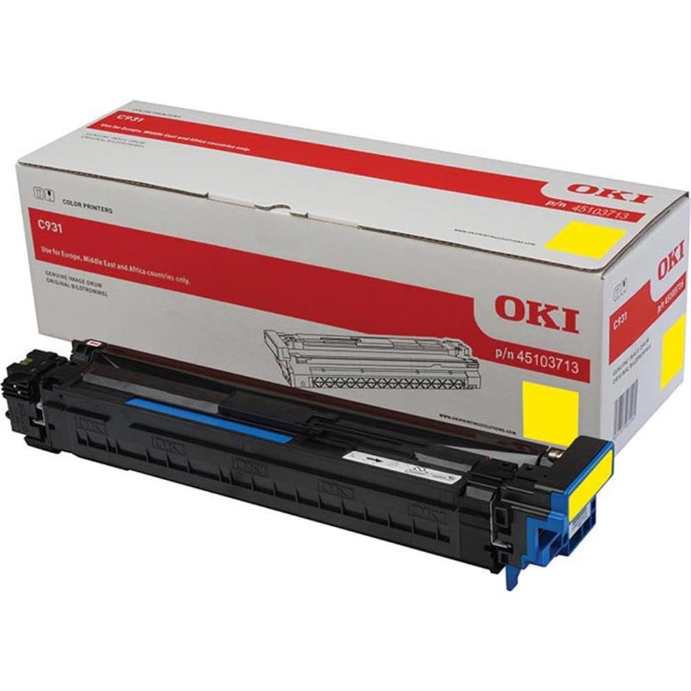 OKI C931 cartouche de tambour jaune capacité standard 40.000 pages pack de 1
