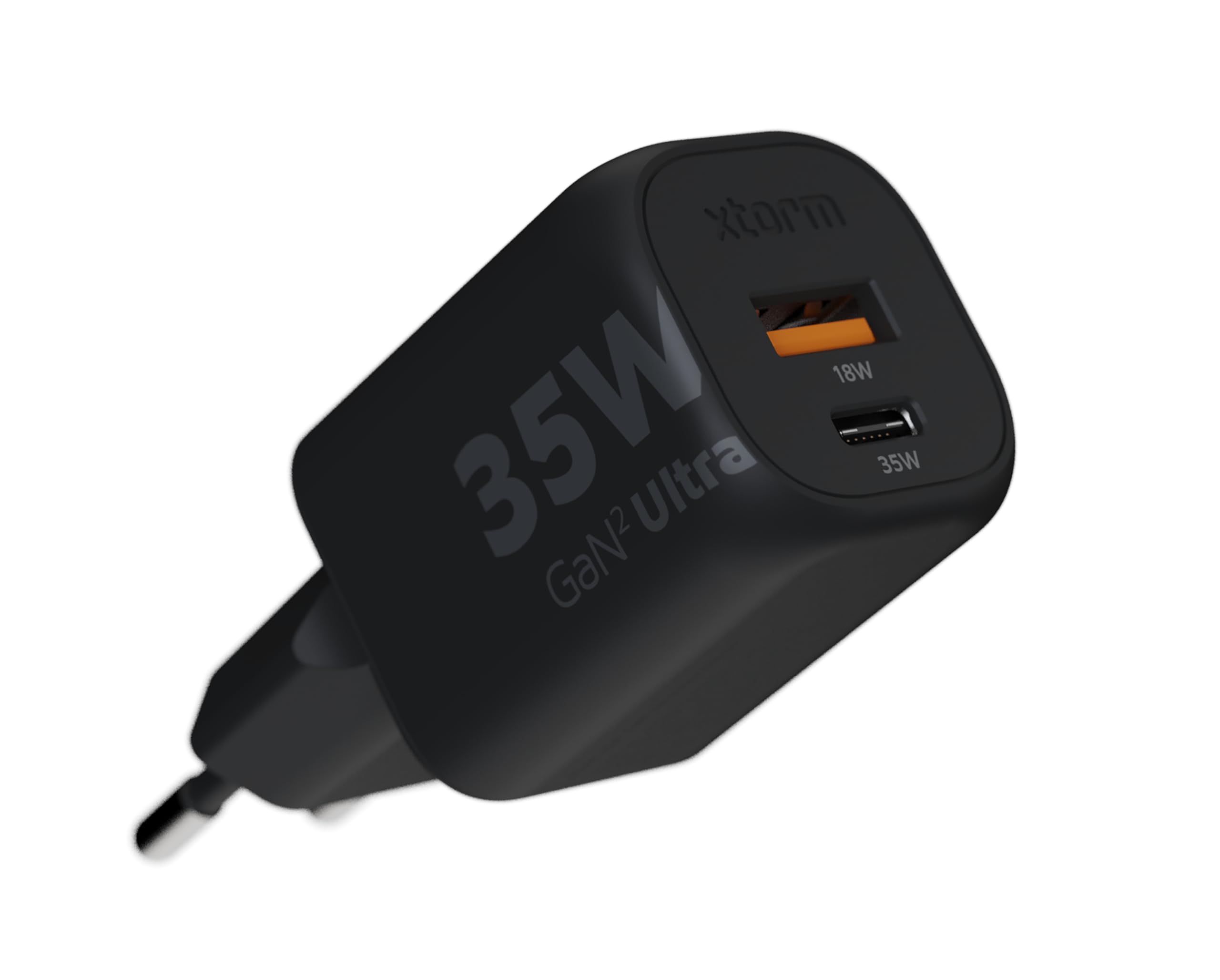 XTORM Chargeur mural écologique XEC0351 35 W 2 ports USB-A USB-C PD certifié GRS