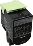 LEXMARK 802C cartouche de toner cyan faible capacité 1.000 pages pack de 1 retour program
