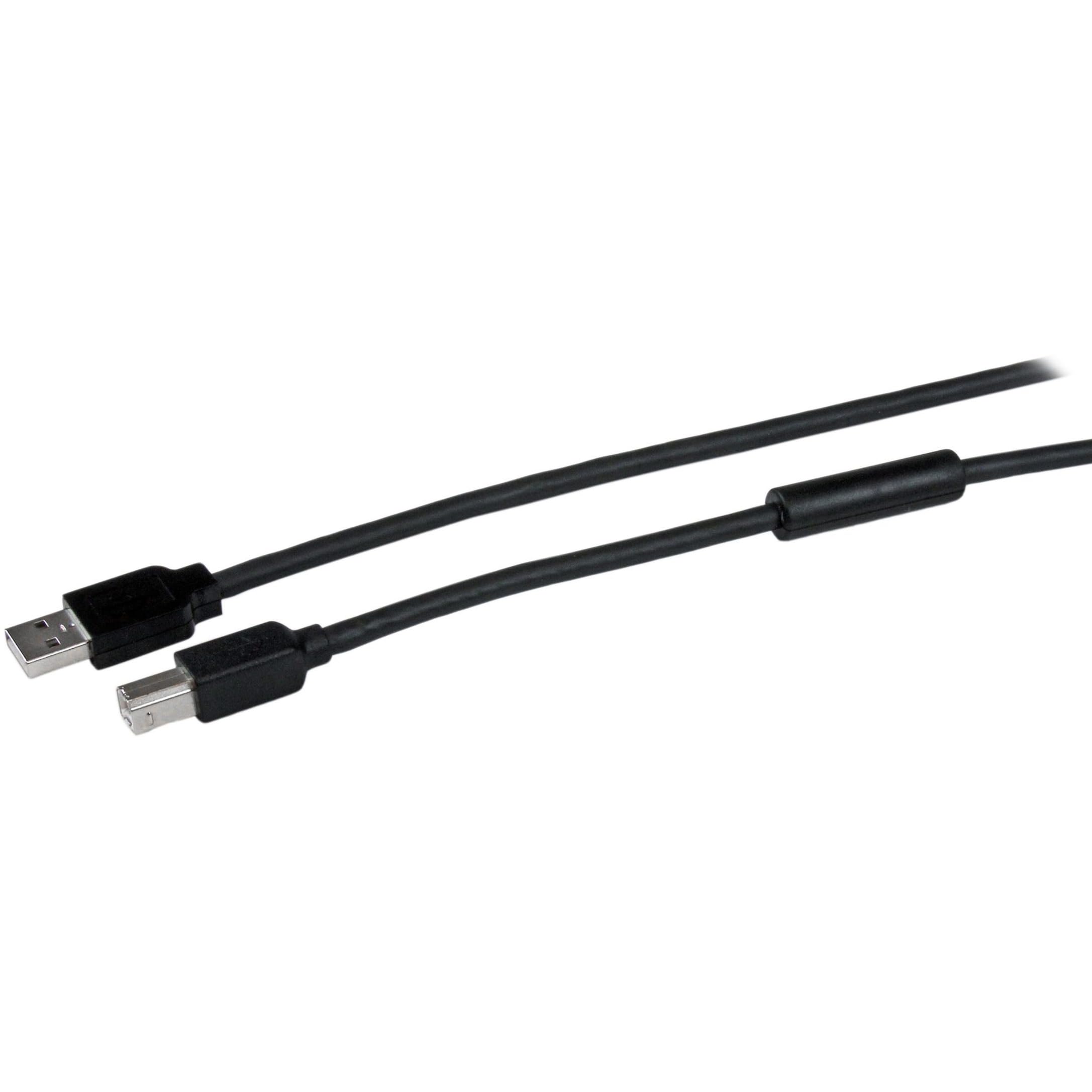 50 ft Active USB 2.0 A to B Cable - M/M