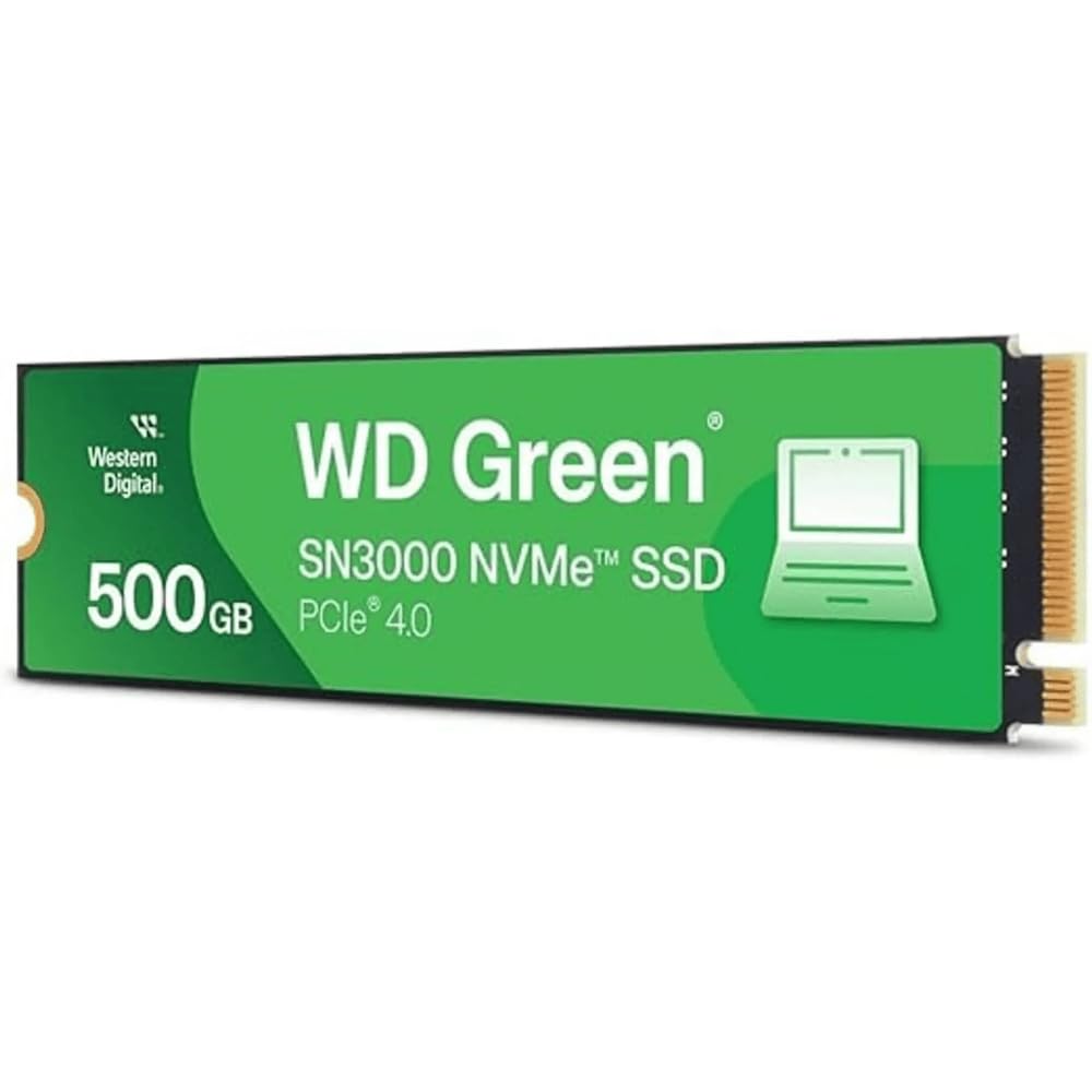WD Green SN3000 NVMe SSD 500Go M.2 2280 POWERED BY SANDISK