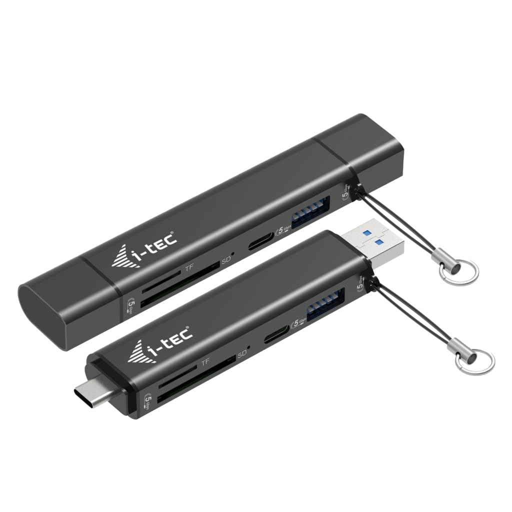 I-TEC USB-C / USB-A Dongle SD TF and 2x USB 1x USB-A 1x USB-C