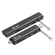 I-TEC USB-C / USB-A Dongle SD TF and 2x USB 1x USB-A 1x USB-C