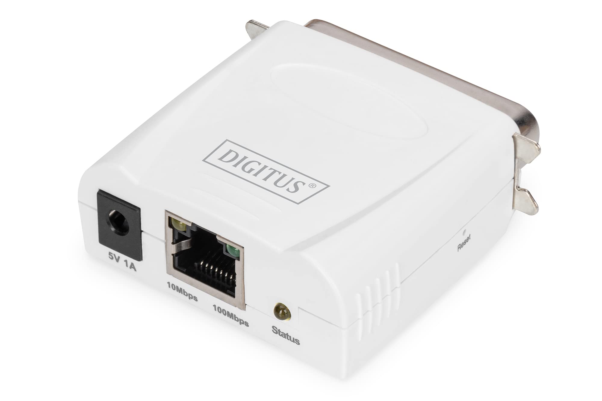 Serveur d’impression Fast Ethernet - parallele - Blanc - LAN - Statut - Taiwan - Ethernet LAN - IEEE 802.3 - IEEE 802.3u - 10,100 Mbit/s