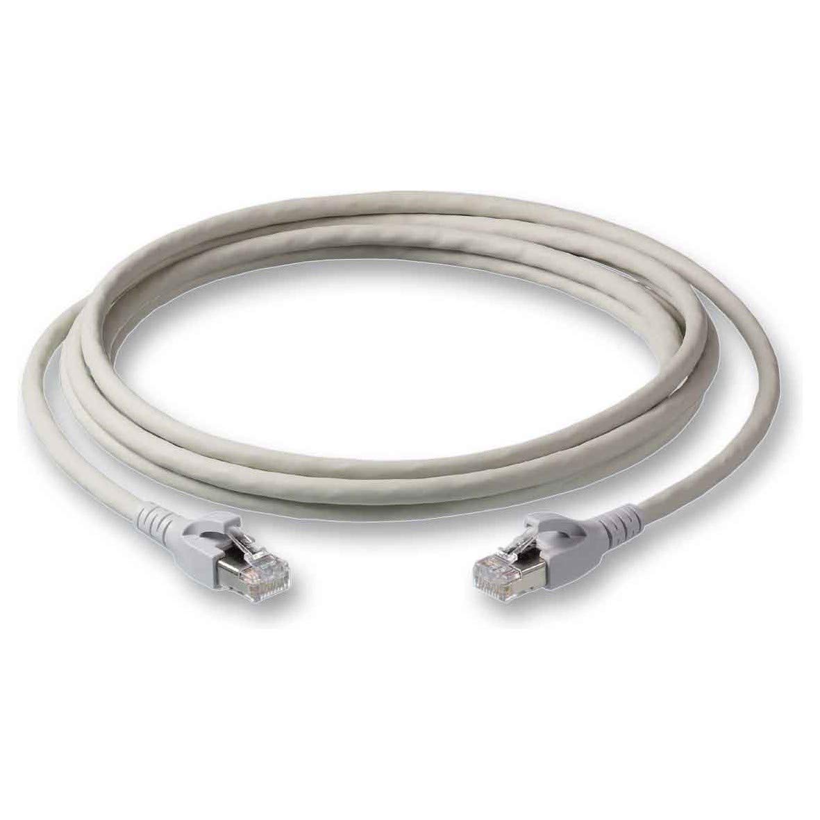 Cordon RJ45 S/FTP Cat6A LSZH Hardware, 1 m, gris