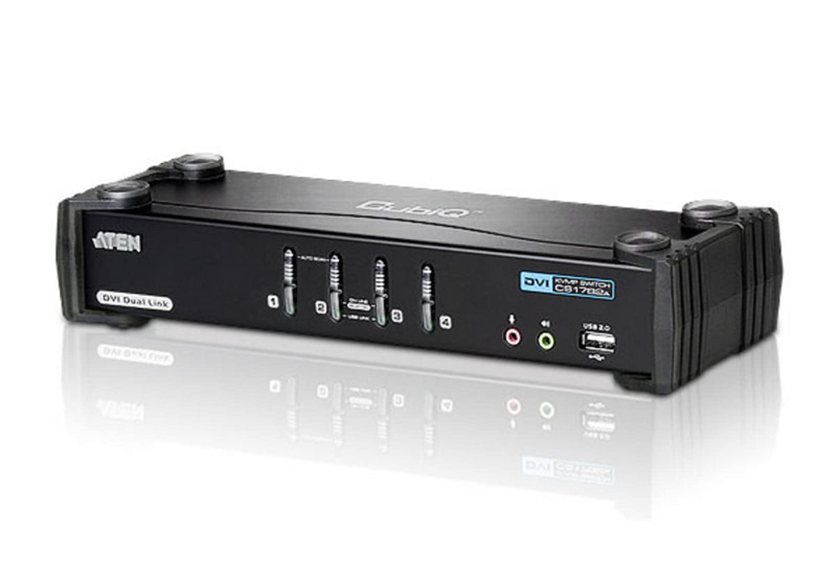 ATEN 4-Port USB DVI Dual Link/Audio KVMP Switch